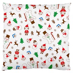 Christmas Standard Premium Plush Fleece Cushion Case (two Sides) by saad11