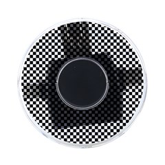 Black And White Checkerboard Background Board Checker On-the-go Memory Card Reader by Hannah976