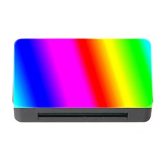 Multi Color Rainbow Background Memory Card Reader With Cf by Hannah976