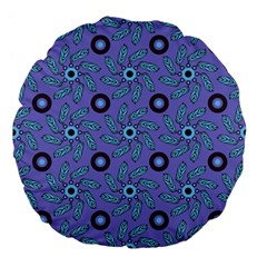 Floral Seamless Pattern Large 18  Premium Flano Round Cushions by Ket1n9