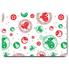 Christmas-texture-mapping-pattern-christmas-pattern-1bb24435f024a2a0b338c323e4cb4c29 Large Doormat by saad11