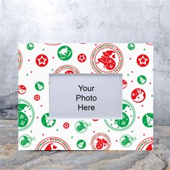 Christmas-texture-mapping-pattern-christmas-pattern-1bb24435f024a2a0b338c323e4cb4c29 White Tabletop Photo Frame 4 x6  by saad11