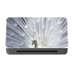White Peacock Bird Memory Card Reader with CF Front