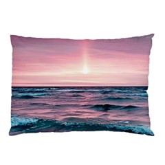 Sunset Ocean Beach Catcher Dream Evening Night Sunset Pillow Case (two Sides) by Cemarart