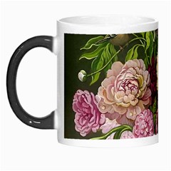 Parrot Painting Flower Art Morph Mug by Cemarart