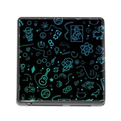 Cartoon, Halloween, Black, Dark Memory Card Reader (square 5 Slot)