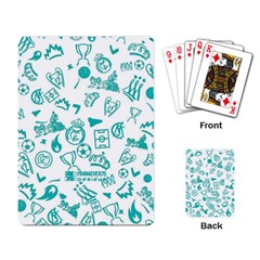 Background, Pattern, Sport Playing Cards Single Design (rectangle)