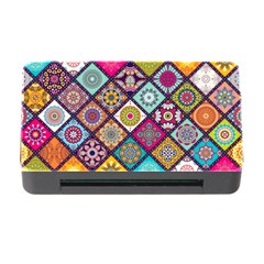 Pattern, Colorful, Floral, Patter, Texture, Tiles Memory Card Reader With Cf