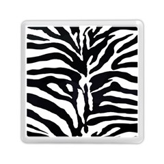 Zebra-black White Memory Card Reader (square)