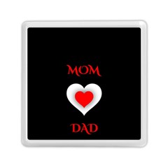 Mom And Dad, Father, Feeling, I Love You, Love Memory Card Reader (square)