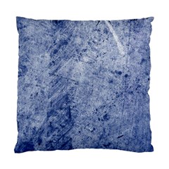 Blue Grunge Texture, Wall Texture, Blue Retro Background Standard Cushion Case (two Sides)