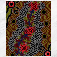 Authentic Aboriginal Art - Gathering Canvas 11  X 14 