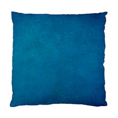 Blue Stone Texture Grunge, Stone Backgrounds Standard Cushion Case (two Sides)
