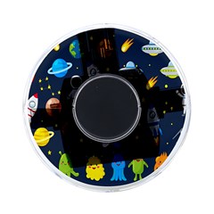 Big Set Cute Astronauts Space Planets Stars Aliens Rockets Ufo Constellations Satellite Moon Rover On-the-go Memory Card Reader by Cemarart