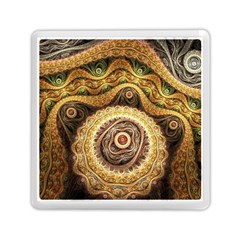 Fractals, Floral Ornaments, Waves Memory Card Reader (square)