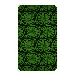 Green Floral Pattern Floral Greek Ornaments Memory Card Reader (rectangular)