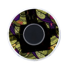 Green Paisley Background, Artwork, Paisley Patterns On-the-go Memory Card Reader