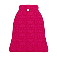 Pink Pattern, Abstract, Background, Bright Bell Ornament (two Sides)