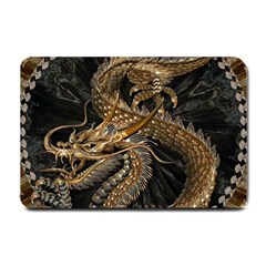 Fantasy Dragon Pentagram Small Doormat by Maspions