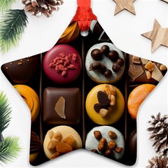 Chocolate Candy Candy Box Gift Cashier Decoration Chocolatier Art Handmade Food Cooking Star Ornament (two Sides)