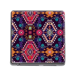 Pattern, Ornament, Motif, Colorful Memory Card Reader (square 5 Slot)