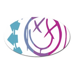 Blink 182 Logo Oval Magnet by avitendut