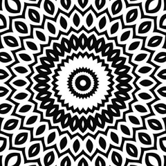 Circular Concentric Radial Symmetry Abstract Play Mat (rectangle) by Proyonanggan