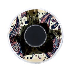 Paisley Print Musical Notes8 On-the-go Memory Card Reader by RiverRootz