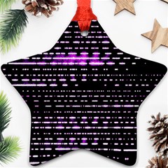 Purplestars Star Ornament (two Sides) by Sparkle