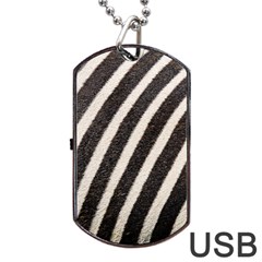 Yellow Regal Filagree Pattern Dog Tag Usb Flash (one Side) by Azkajaya