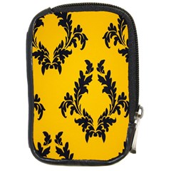 Zebra Zebra Pattern Zebra Fur Zebra Print Strip Compact Camera Leather Case by Azkajaya