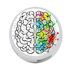 Brain Mind Psychology Idea Drawing 4-port Usb Hub (two Sides) by Loisa77