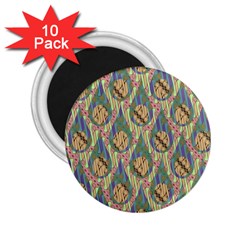 Tribal Background Boho Batik 2 25  Magnets (10 Pack) 
