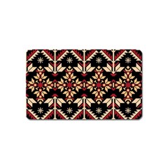Vector Illustration Of Ukrainian Folk Seamless Pattern Ethnic Ornament Border Element Traditional Magnet (name Card) by Bedest