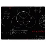 Math Board Circuit Circuits Computer Shield Tech Technology Premium Plush Fleece Blanket (Extra Small) 40 x30  Blanket Front