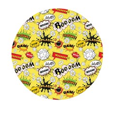 Cartoon Comics Pattern Mini Round Pill Box (pack Of 5)