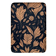 Background Pattern Leaves Texture Rectangular Glass Fridge Magnet (4 Pack) by Loisa77