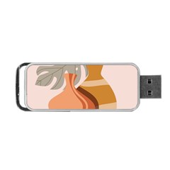 Vases Art Plant Boho Bohemian Portable Usb Flash (one Side) by Perong