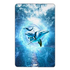 Dolphin Blue Sea Fantasy Name Card Style Usb Flash Drive