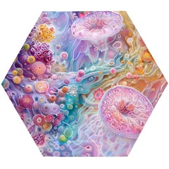Cells Fluid Bubbles Wooden Puzzle Hexagon by Maspions