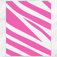 White Pink Stripes, Pattern Canvas 11  X 14  by kyorashop23