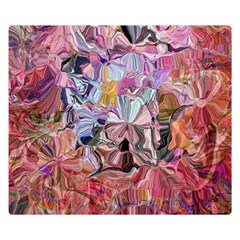 Marbling Blend  Two Sides Premium Plush Fleece Blanket (kids Size) by kaleidomarblingart