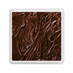 Chocolate Texture, Dark Chocolate Background Memory Card Reader (square)