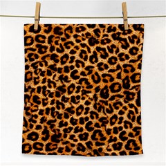 Giraffe Texture, Close-up, Giraffe Skin Texture Face Towel by kyorashop23