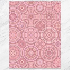 Pink Retro Texture With Circles, Retro Circles Background, Canvas 18  X 24 