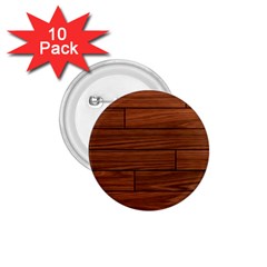 Seamless Wooden Planks Brown Wooden Background 1 75  Buttons (10 Pack) by kyorashop23
