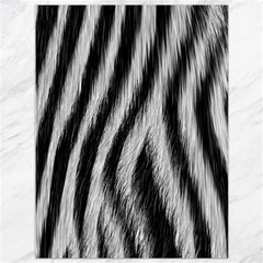Zebra Texture, Zebra Wool, White Black Background Canvas 36  X 48 
