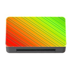 Orange Green Gradient Hunter Memory Card Reader With Cf by Dutashop