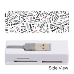 Embrace The Magic Inspirational Phrase Pattern Memory Card Reader (stick) by dflcprintsclothing