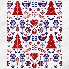 Scandinavian Folk Seamless Pattern Canvas 11  X 14  by Grandong